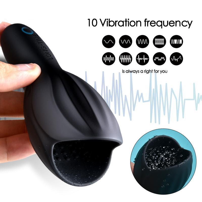 16 Speed Rechargeable Male Vibrator Cup - Own Pleasures