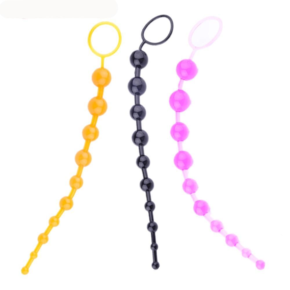 Anal Beads Butt Plug, 3 Colors Own Pleasures Anal Beads Butt Plug, 3 Colors Own Pleasures