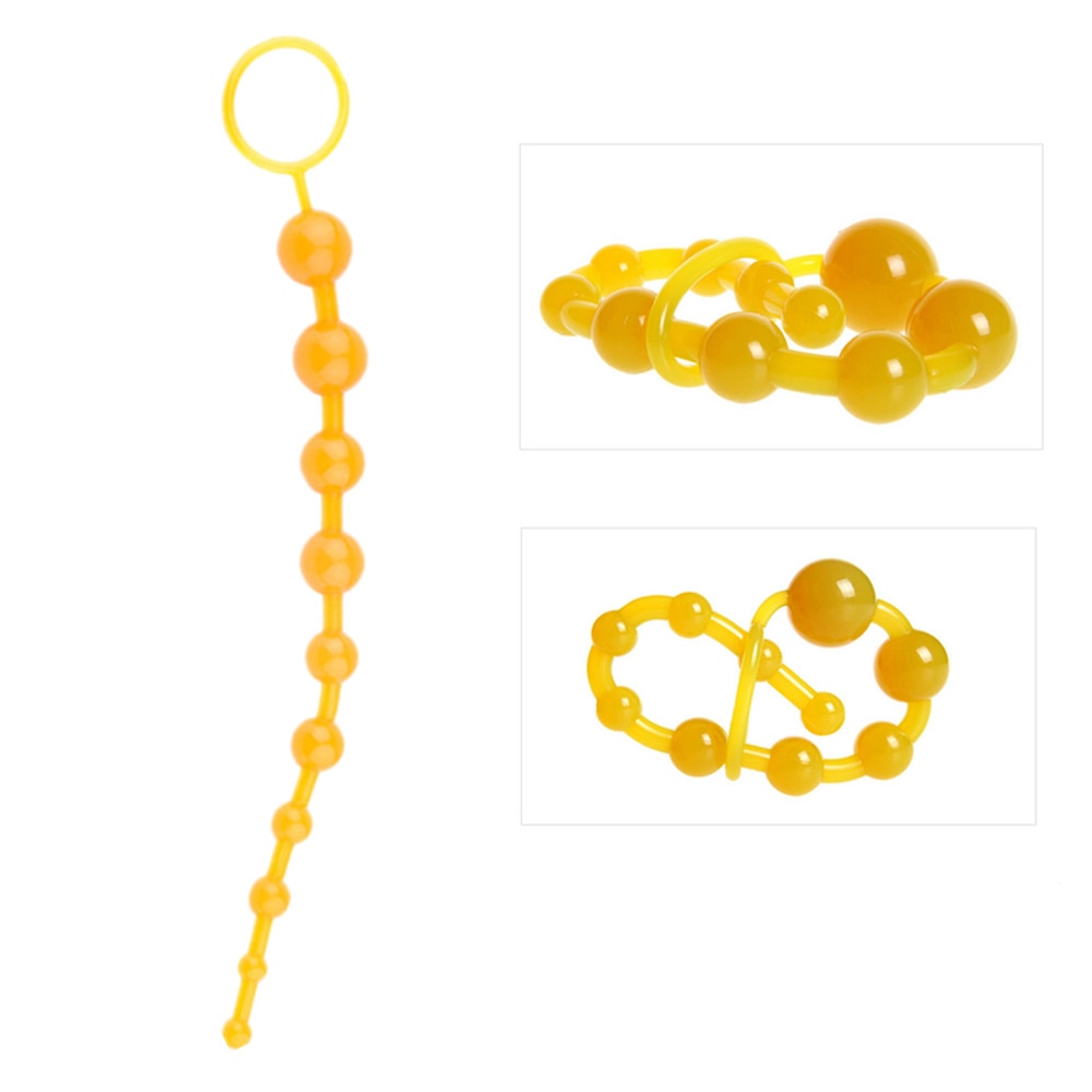 Anal Beads Butt Plug, 3 Colors Own Pleasures Anal Beads Butt Plug, 3 Colors Own Pleasures