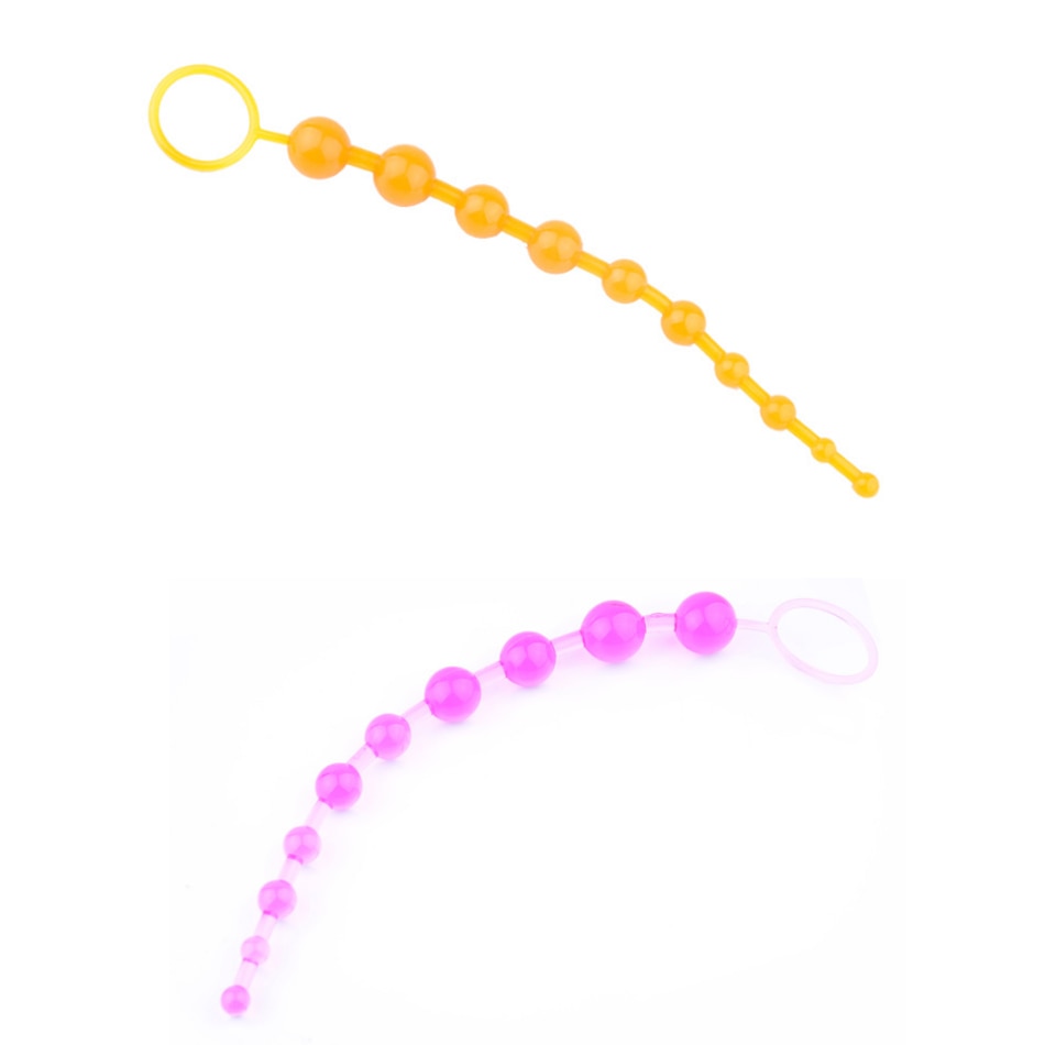 Anal Beads Butt Plug, 3 Colors Own Pleasures Anal Beads Butt Plug, 3 Colors Own Pleasures