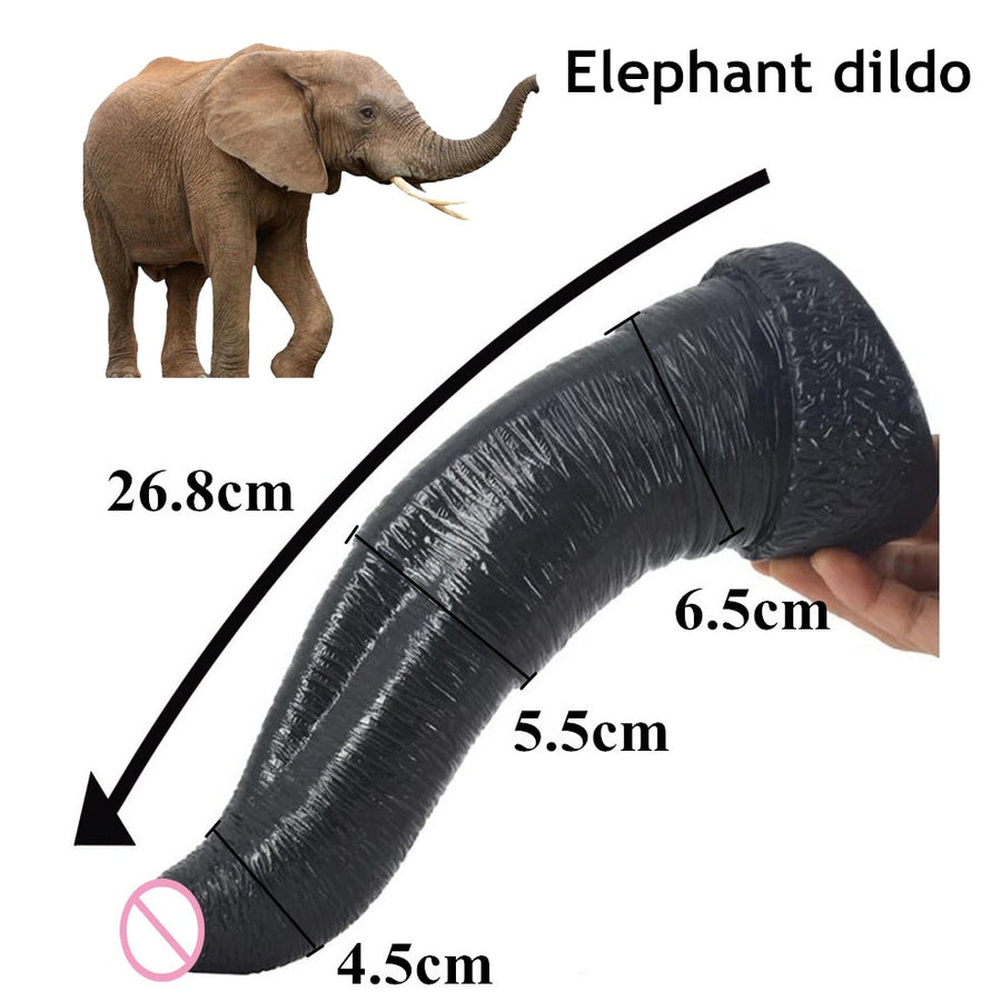Buy Elephant Trunk Dildo | Giant Realistic Dildo Online  Own Pleasures
