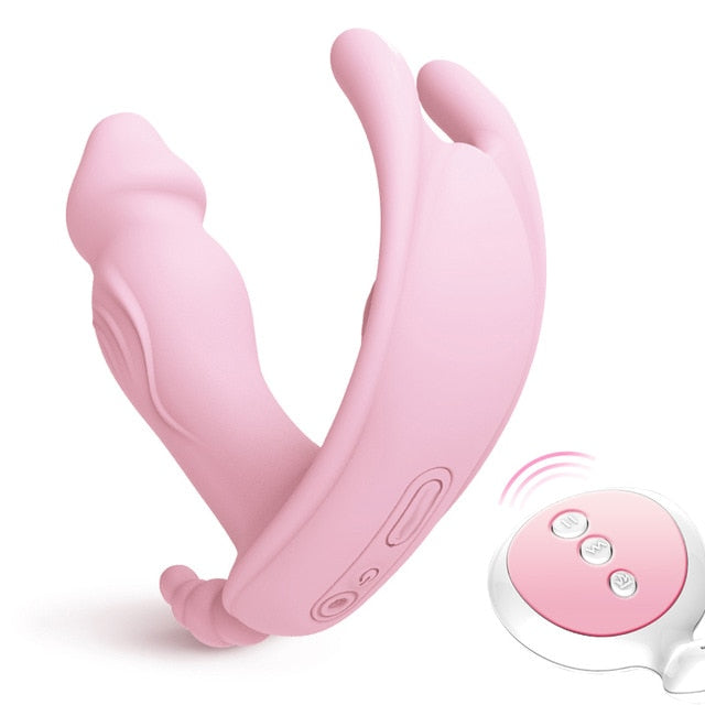 Wearable Butterfly Vibrator, 2 Types Own Pleasures Wearable Butterfly Vibrator, 2 Types Own Pleasures