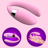 Wireless Remote Control U Type Vagina Anal Vibrator For Women - Own Pleasures