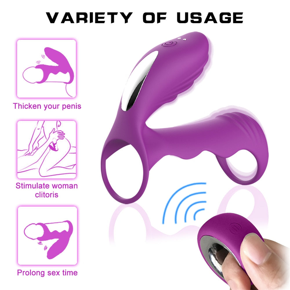 Vibrating Ring and G spot Stimulator for Couples Own Pleasures Vibrating Ring and G spot Stimulator for Couples Own Pleasures