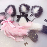 Cat Ears Headbands with Fox Plug Tail, 9 Types - Own Pleasures
