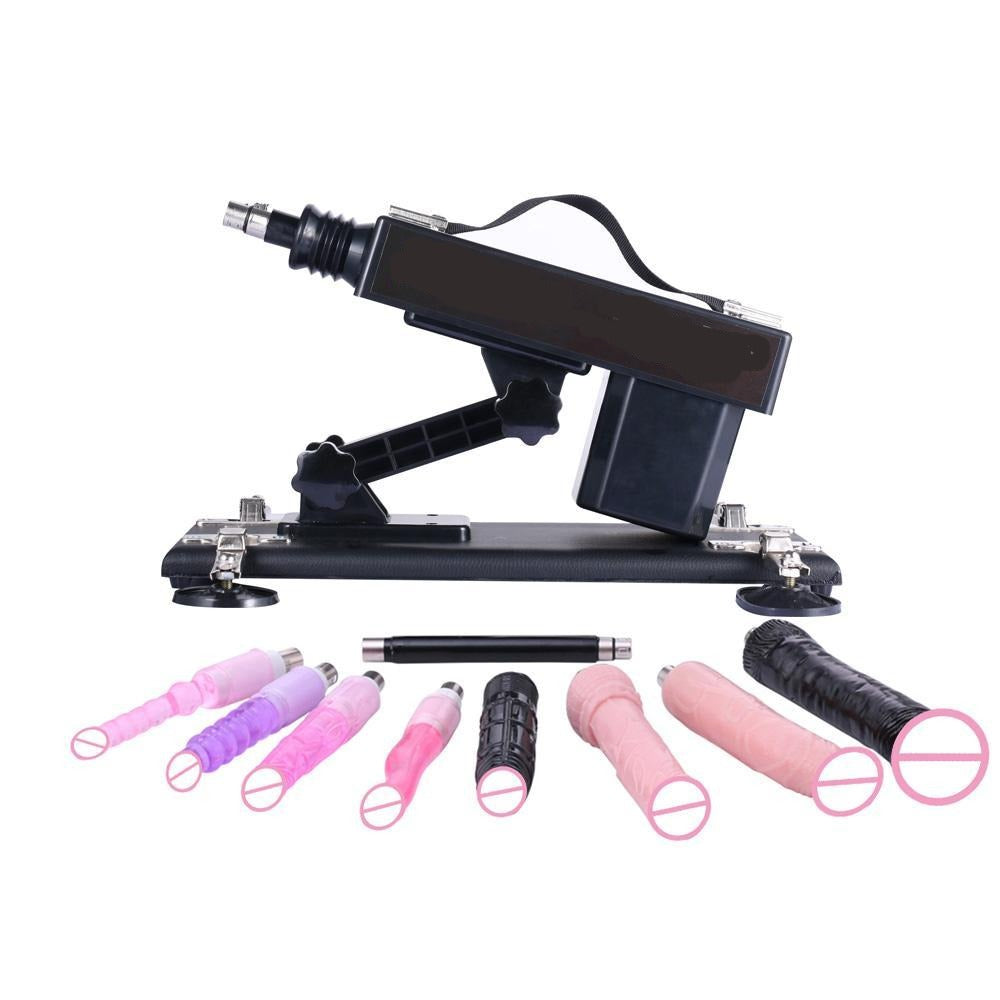 Sex Machine Set, 8 Dildos Own Pleasures Sex Machine Set, 8 Dildos Own Pleasures