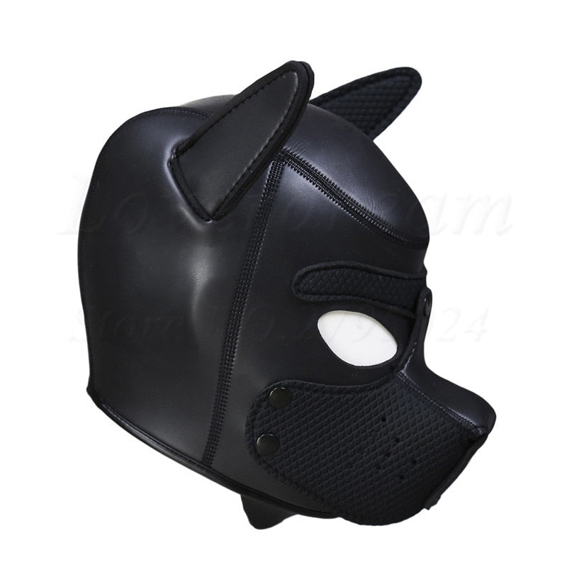 Dog Headgear | BDSM Openable Mask Hood  Own Pleasures