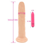 7.28 inch Realistic Big Dildo and Mini Vibrators for Women - Own Pleasures