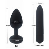 Crystal Butt Plugs and Silicone Vibrator - Own Pleasures