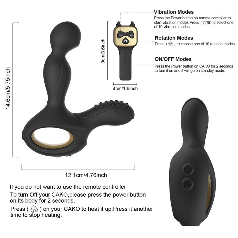 Buy Remote Control Heated Rotative Anal Plug Massager Own Pleasures Buy Remote Control Heated Rotative Anal Plug Massager Own Pleasures