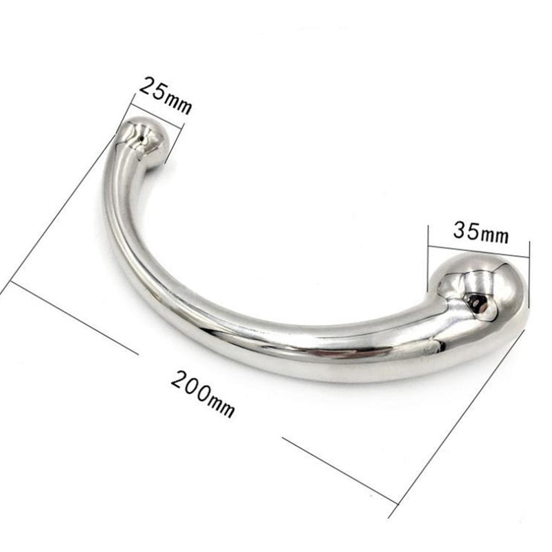 Double Ended Stainless Steel Anal Plug - Own Pleasures