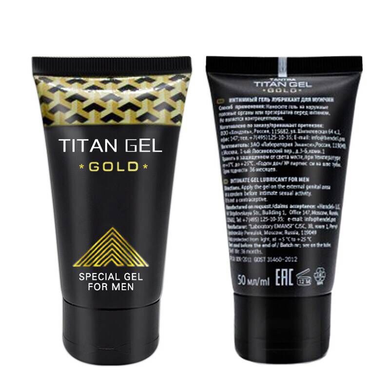 Titan Gel GOLD Penis Enlargement | Cream Retarder Lube - Own Pleasures