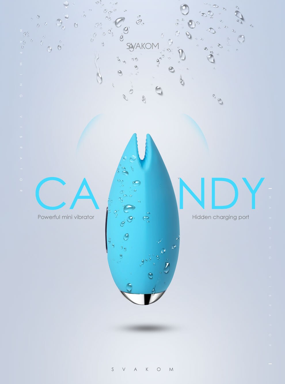 Candy Mini Wand Vibrator | Kiss Fish Mouth Massager - Own Pleasures