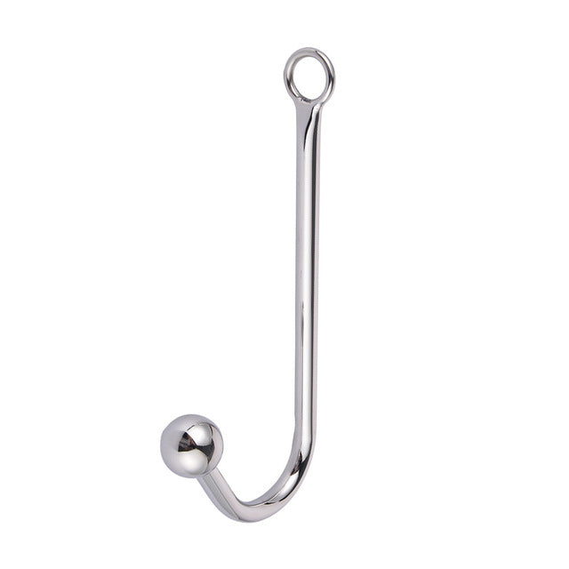 Stainless Steel Anal Hook With Beads - Own Pleasures