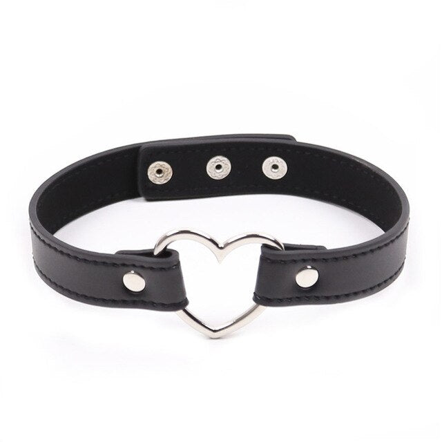 19 Types Adjustable Faux Leather Neck BDSM Collar - Own Pleasures