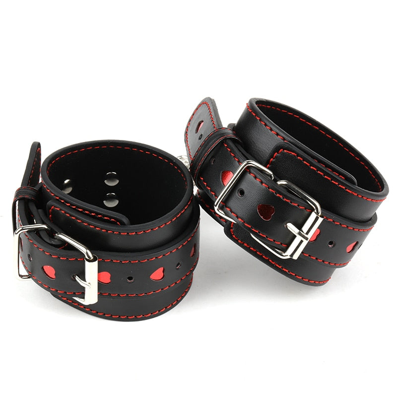 PU Leather Hand and Ankle Cuffs - Own Pleasures