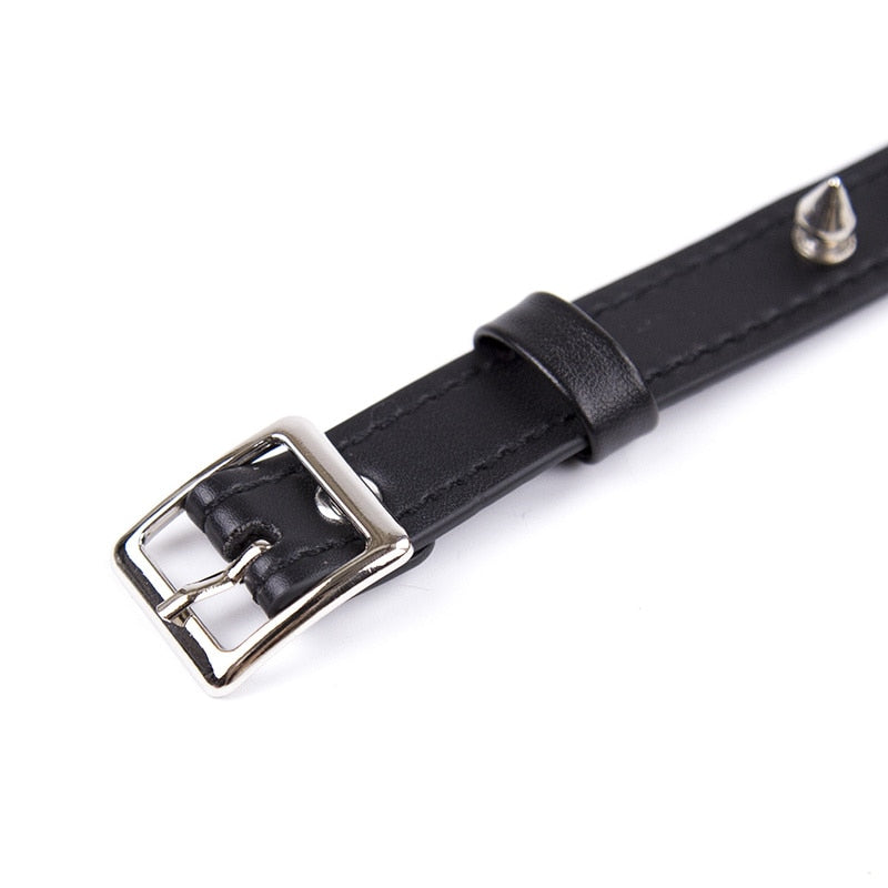 6 Types of PU Leather Bondage Neck Collar - Own Pleasures