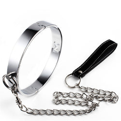BDSM Metal Collar for Men - For Male