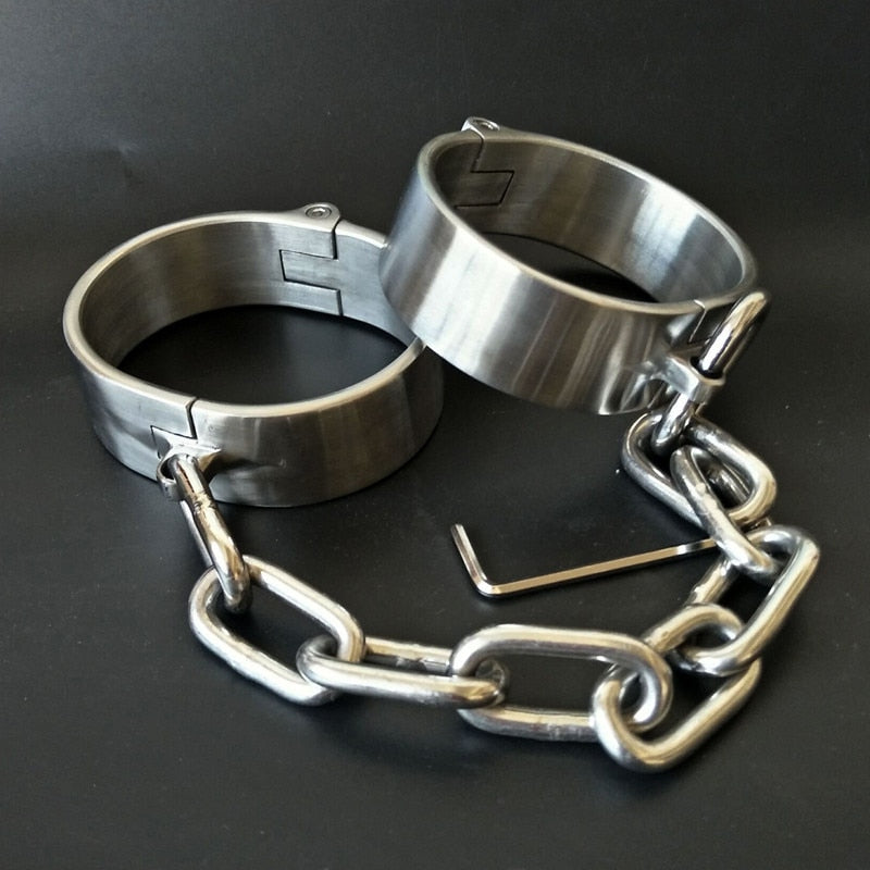 Heavy Stainless Steel Hand and Ankle Cuff - Own Pleasures